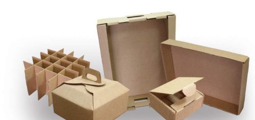 Production of packages and boxes from corrugated board