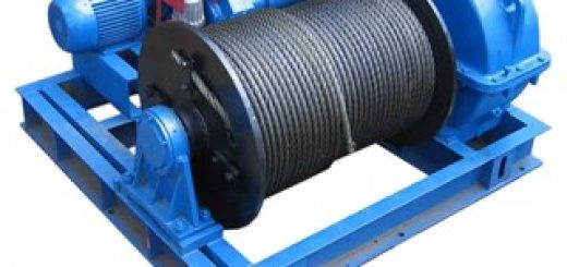 The use of drum winches in production