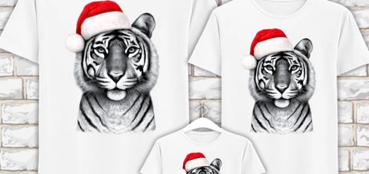 Camisetas con estampados de Año Nuevo como regalo original para las fiestas